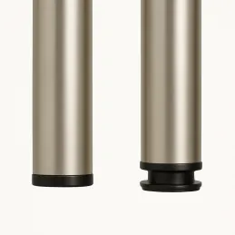 Pied de table CLASSIC 60 mm / nickel satiné