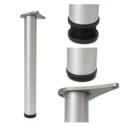 Pied de table CLASSIC 60 mm / Argent