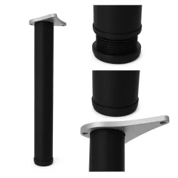 Pied de table CLASSIC 60 mm / Noir mat
