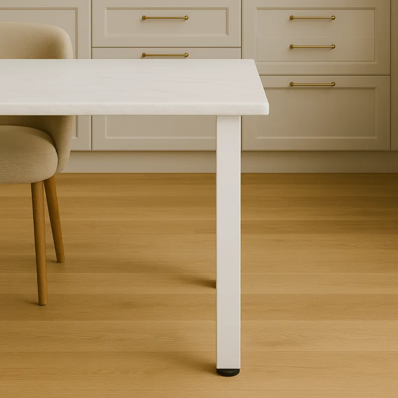 Pied de table GENEVA / Blanc mat