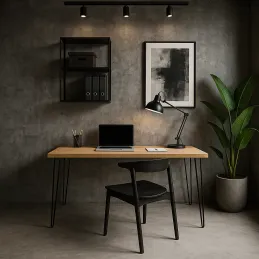Pied de table HAIRPIN EKO / Noir