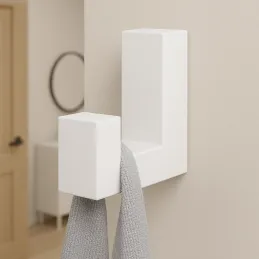 Patère TELGADO S / Blanc mat