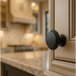 Bouton de meuble GRADO / Noir mat