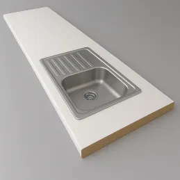 Plan de travail PFLEIDERER Blanc cristal / U11026 SD