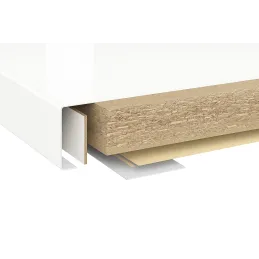 Plan de travail PFLEIDERER blanc cristal BRILLANT / U11026 HS