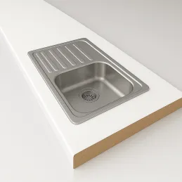 Plan de travail PFLEIDERER blanc cristal BRILLANT / U11026 HS