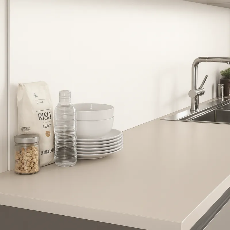 Crédence PFLEIDERER Blanc cristal / U11026 SD