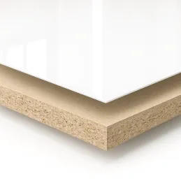 Panneau d’aggloméré PFLEIDERER Blanc éclatant BRILLANT / U11026 HG