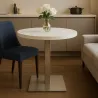 Inox / blanc