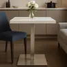 Inox / blanc
