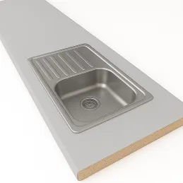 Plan de travail PFLEIDERER gris clair / U12187 SD