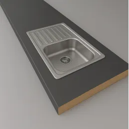 Plan de travail PFLEIDERER gris anthracite / U12290 SD
