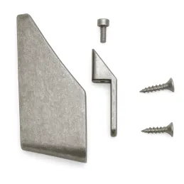 Patère TEAR / Argent vieilli