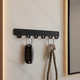 Patère murale HOLD / Noir mat