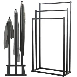 Porte-serviettes MIRA / Noir mat