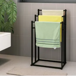 Porte-serviettes MIRA / Noir mat
