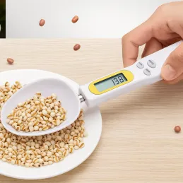 Louche de cuisine avec écran LCD et balance ELECTRA / Blanche