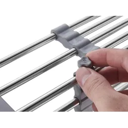 Égouttoir réglable pour évier / Chrome brillant