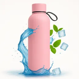 Thermos en acier inoxydable TERMO SOFT 500 ml / Vieux rose