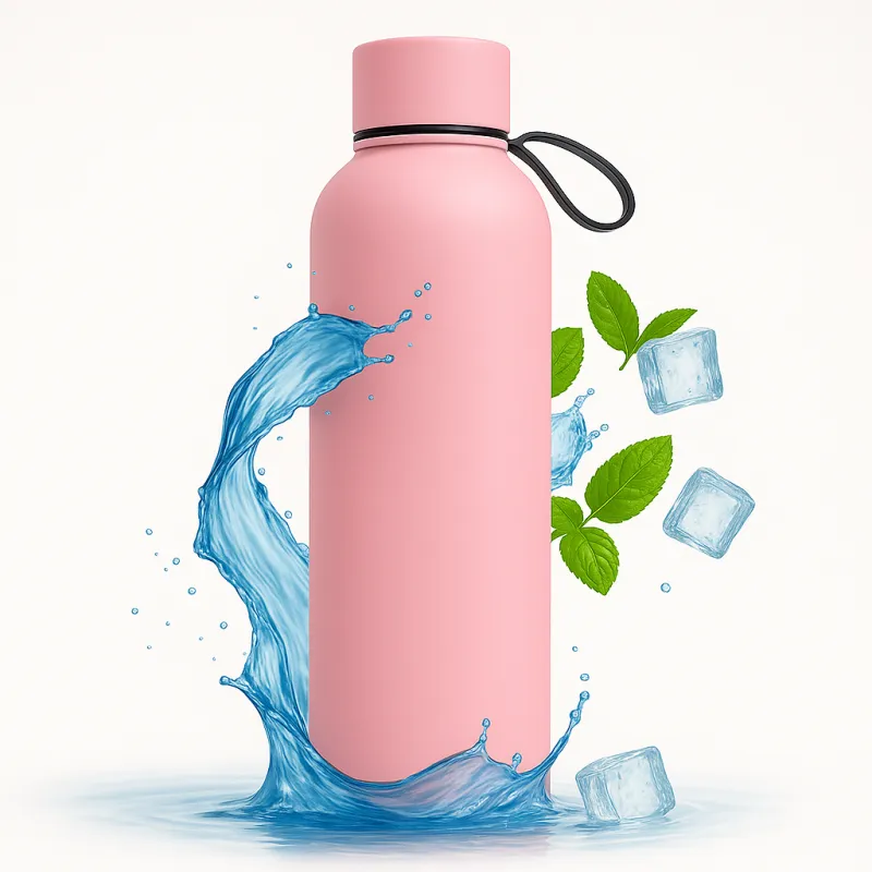 Thermos en acier inoxydable TERMO SOFT 500 ml / Vieux rose