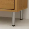 Chrome mat brossé