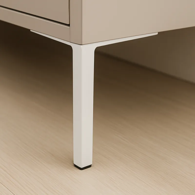 Pied de meuble GILIAN / Blanc mat