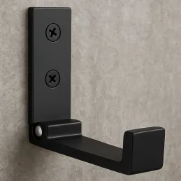 Porte-manteau rabattable MAXIMO / Noir mat