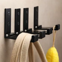 Porte-manteau rabattable MAXIMO / Noir mat