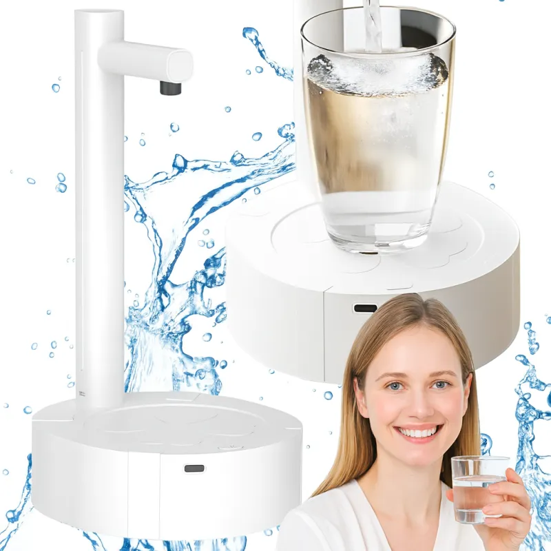 Distributeur d’eau automatique avec recharge USB / Blanc