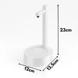 Distributeur d’eau automatique avec recharge USB / Blanc