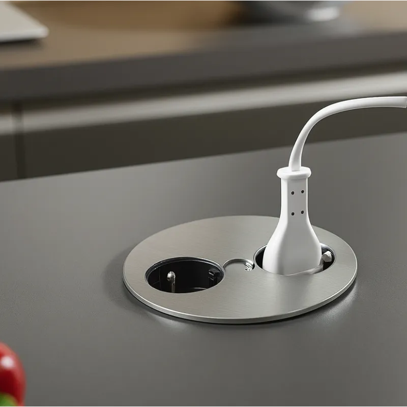 Prise électrique Twister / Inox