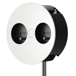 Prise électrique Twister / Blanche