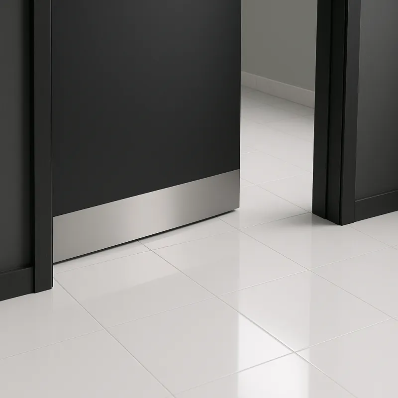 Tôle de protection autocollante / Aluminium brossé