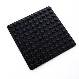 Amortisseurs autocollants en PVC 9 mm – 100 pièces / Noir