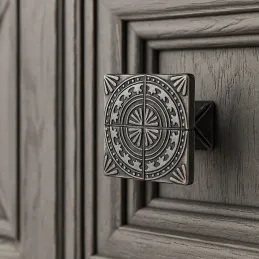 Bouton MEZZO / Nickel patiné