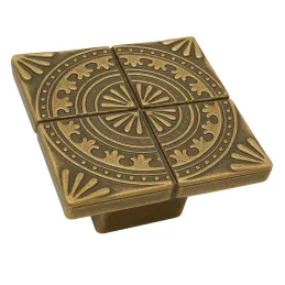 Bouton MEZZO / Laiton patiné
