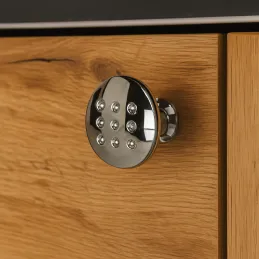 Bouton de meuble VISTA Slim / Chrome brillant
