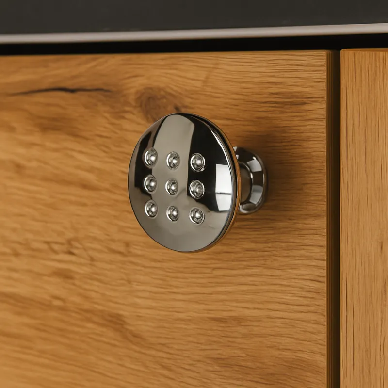 Bouton de meuble VISTA Slim / Chrome brillant