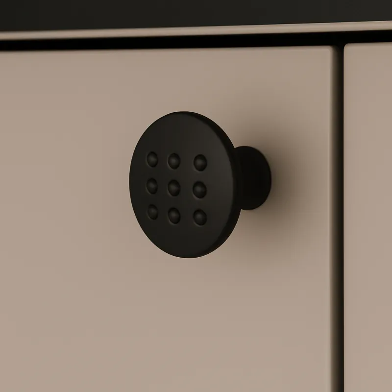 Bouton de meuble VISTA Slim / Noir mat
