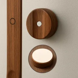 Chausse-pied magnétique MAGNETA WOOD / noyer américain