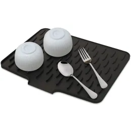 Égouttoir à vaisselle en silicone ROBUS / Anthracite