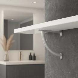 Support d’étagère KIRA 190 / Chrome matregreg