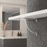 Chrome mat brossé