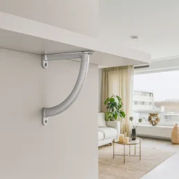 Support d’étagère KIRA 132 / Chrome mat 
