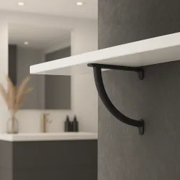 Support d’étagère KIRA 190 / Noir mat