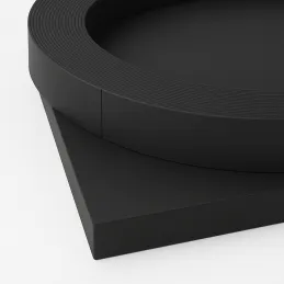 ABS alimentaire Noir volcan mat / U12000XM