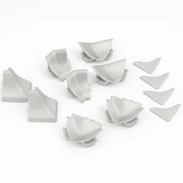 Ensemble d’embouts pour profilé d’étanchéité SLIM LINE / Aluminium