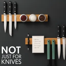 Porte-couteaux magnétique 400 / Chêne naturel