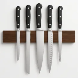 Porte-couteaux magnétique 400 / Noyer américain