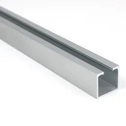 Rail supérieur pour porte coulissante / Aluminium anodisé
